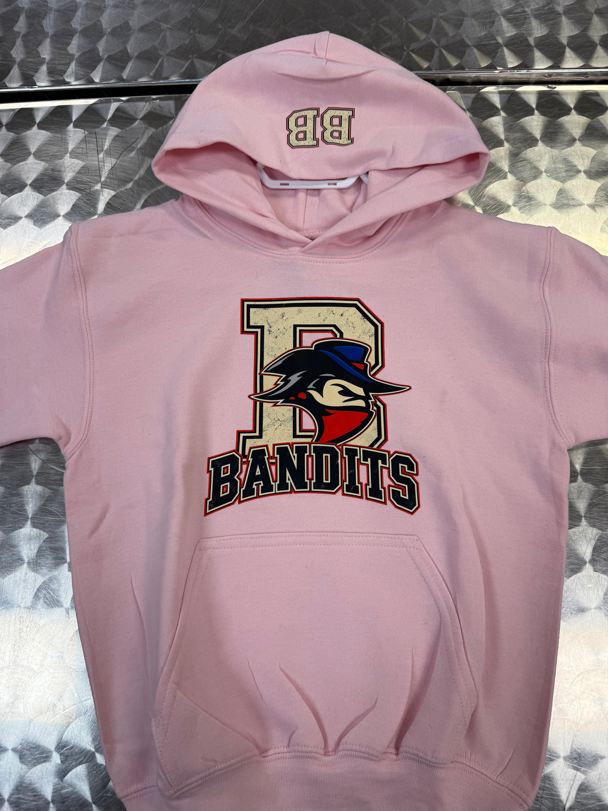 Bandits Youth Pink Hoodie
