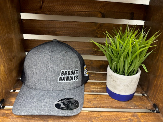 Charcoal/Black Brooks Bandits hat
